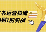 小红书运营投流从0到1的实战 